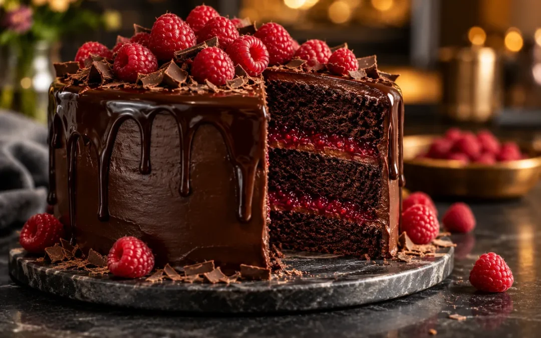 Chocolate and Raspberry Cake Recipe