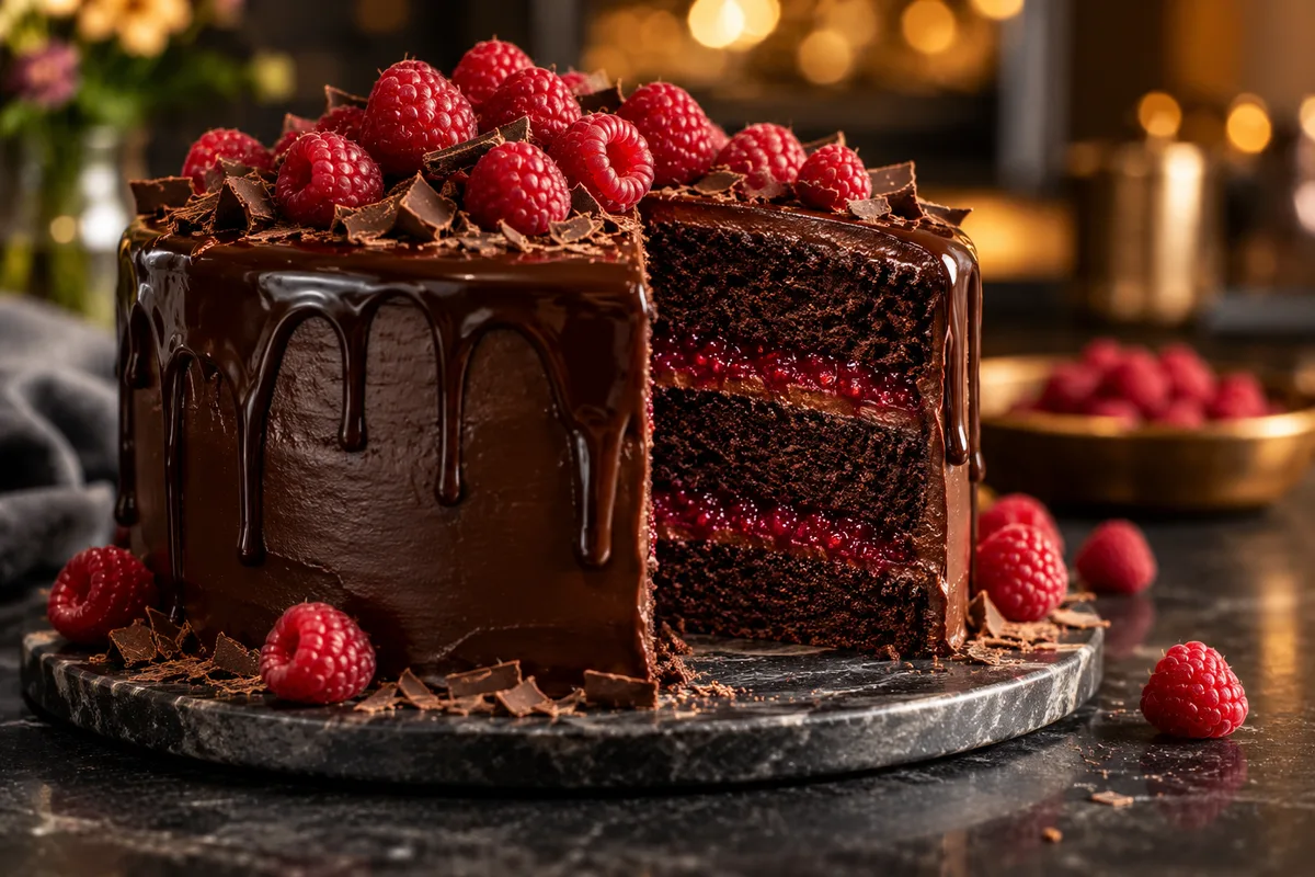 Chocolate Raspberry Cake — illustrative image